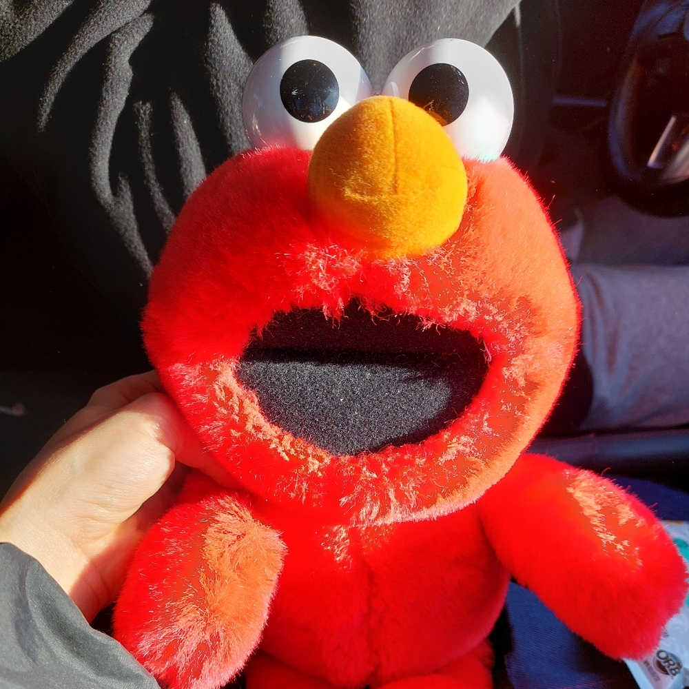 Elmo tickle me Vintage plush